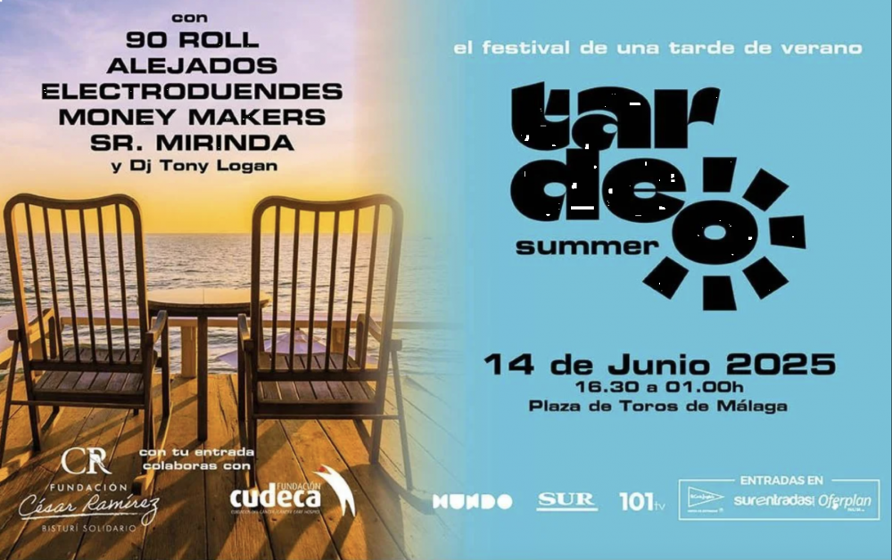 Tardeo Summer: 90Roll, Alejados, Los Electroduendes	, Señor Mirinda y Money Makers