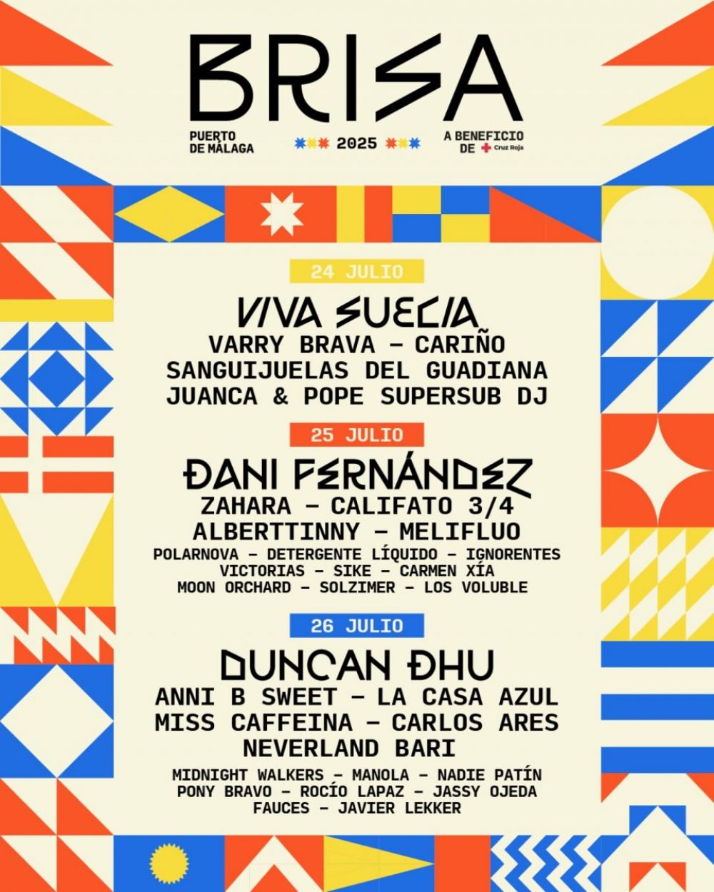 Brisa Festival: Viva Suecia, Varry Brava, Cariño y Sanguijuelas del Guadiana